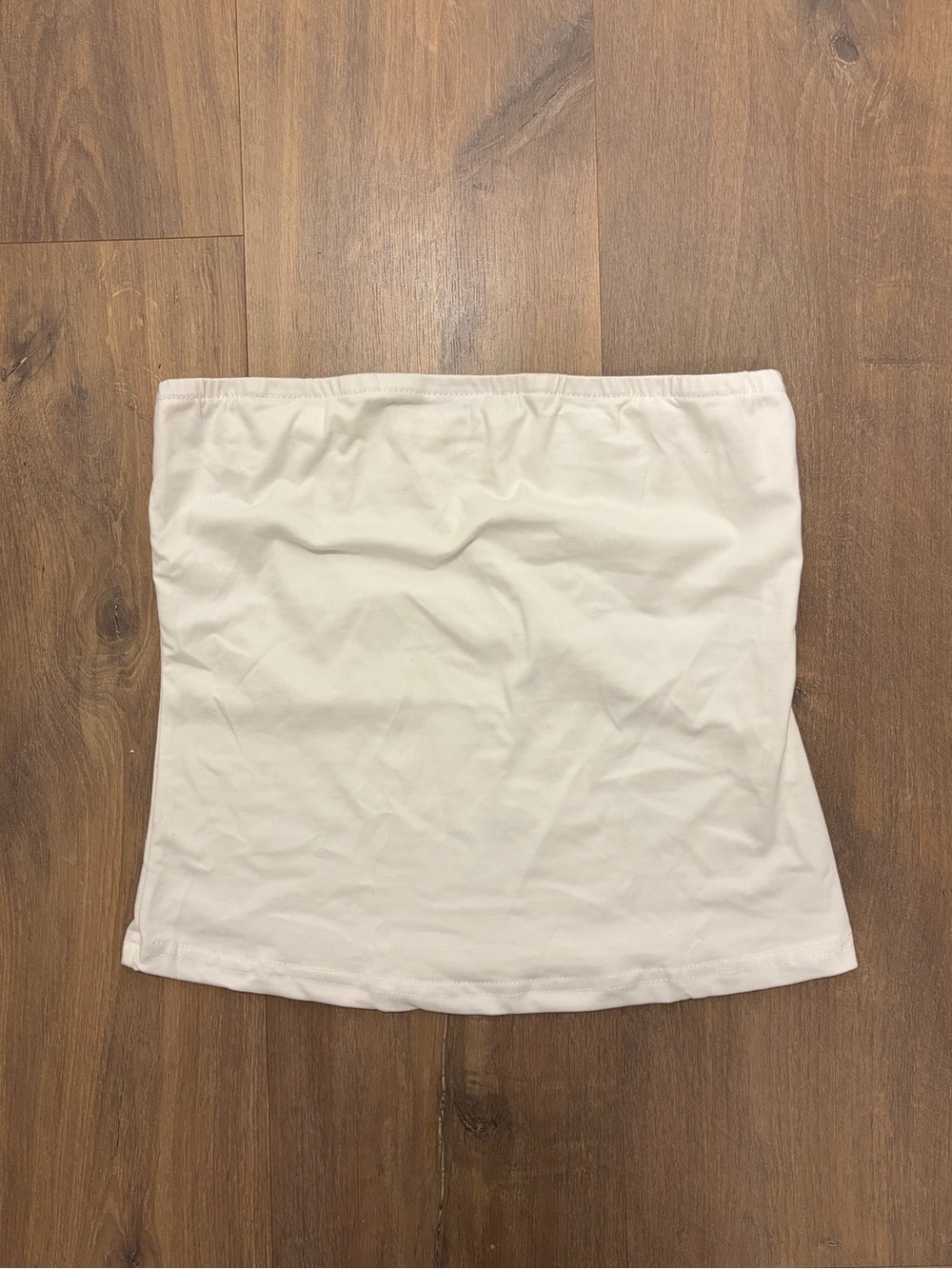 White Strapless Tube Top Size Small